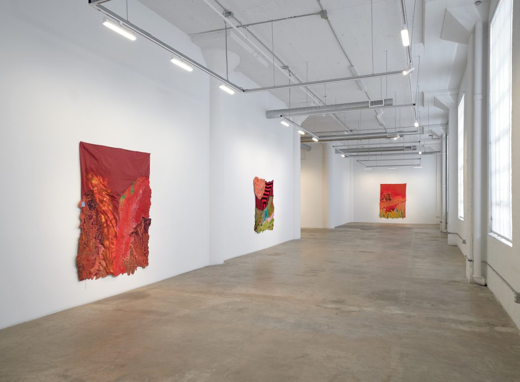 This image illustrates a link to the exhibition titled Rodney McMillian: Landscape in Red