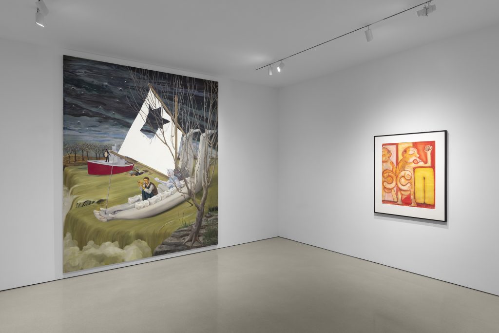 "Nicole Eisenman and Keith Boadwee," installation view