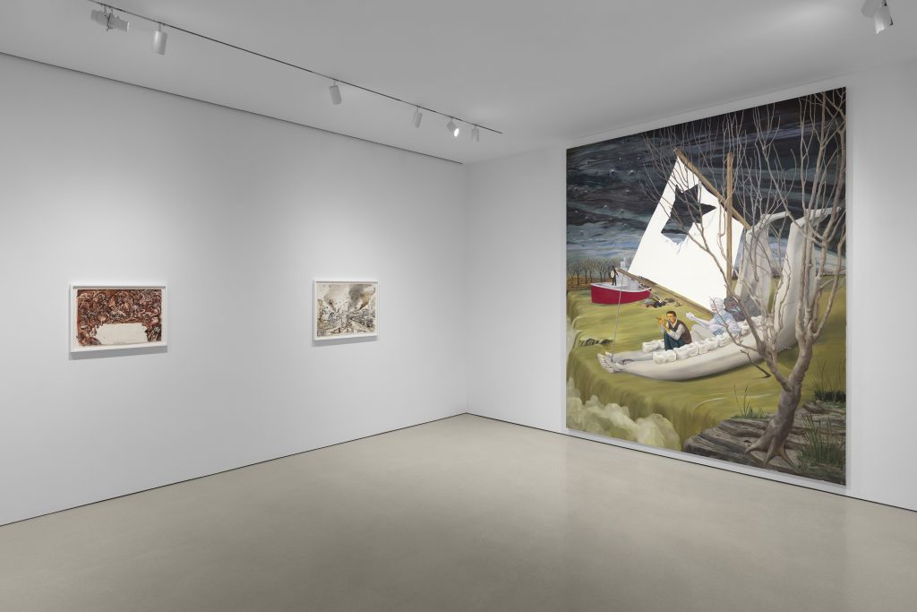 "Nicole Eisenman and Keith Boadwee," installation view