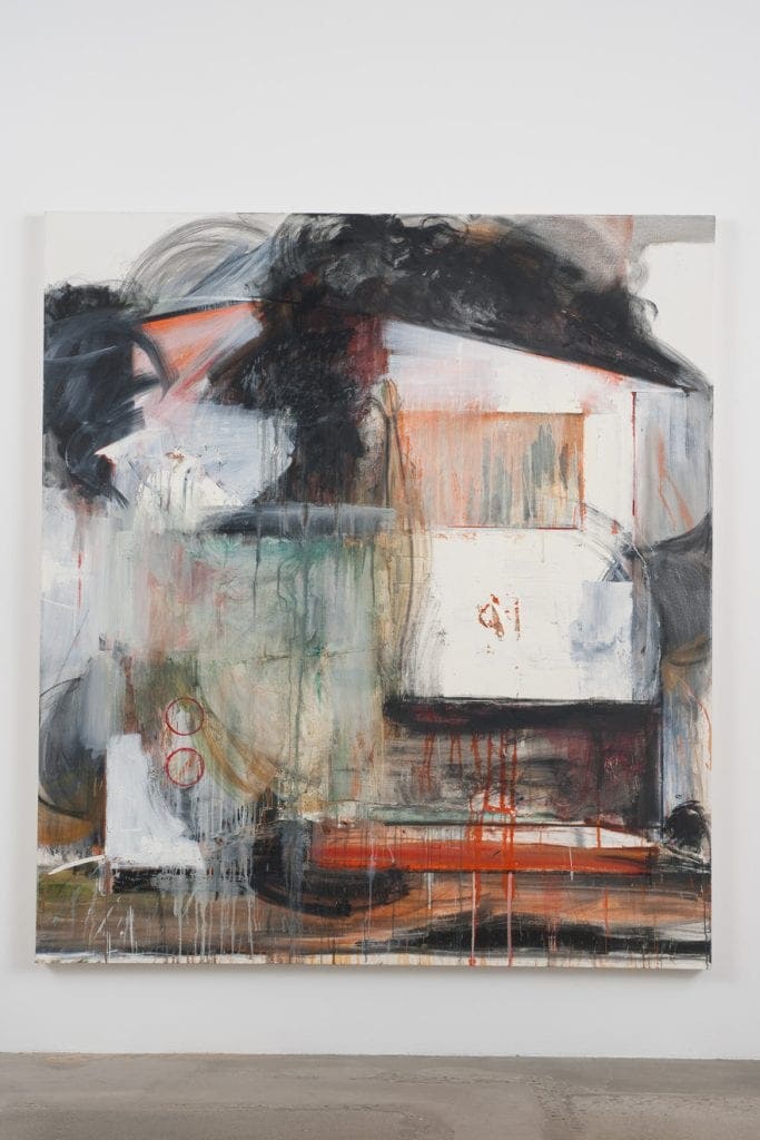 Elizabeth Neel, French-Canadian, 2010, Oil on canvas, 85" X 76"