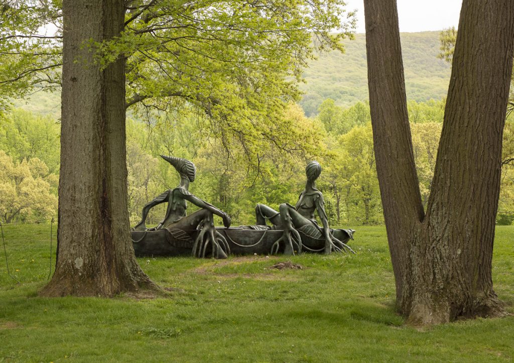 Wangechi Mutu, In Two Canoe, 2022