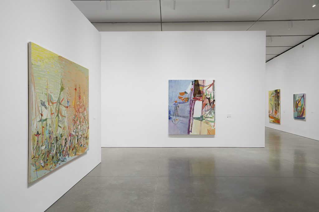 Amy Sillman, Amy Sillman: one lump or two, Installation view, Institute of Contemporary Art/Boston, October 3, 2013 – January 5, 2014 © Charles Mayer