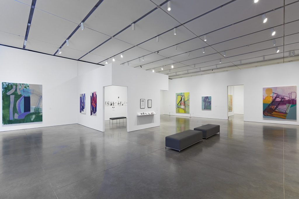 Amy Sillman, Amy Sillman: one lump or two, Installation view, Institute of Contemporary Art/Boston, October 3, 2013 – January 5, 2014 © Charles Mayer