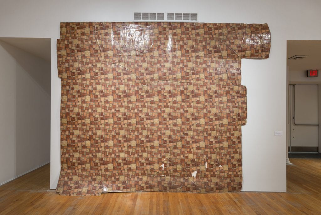 Rodney McMillian, "Views of Main Street," installation view, Photo cred: Adam Reich