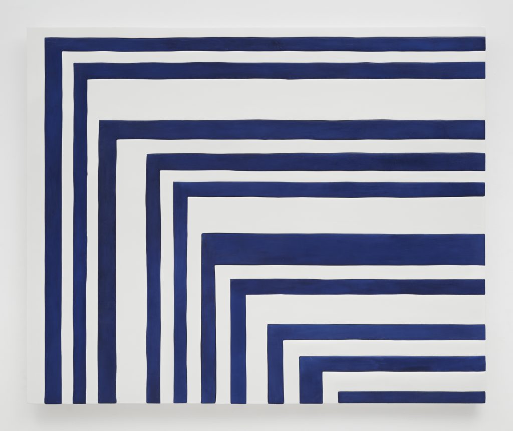 Sadie Benning, "Blue and White Zig Zag"