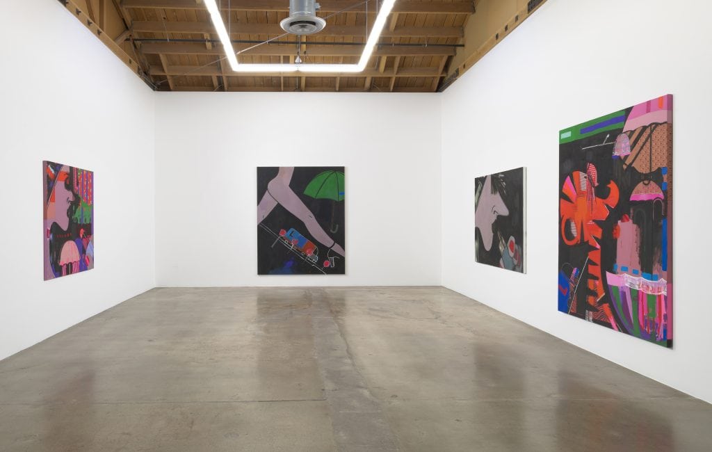 Ellen Berkenblit: Paintings, Installation view, 2019 Photo credit: Robert Wedemeyer