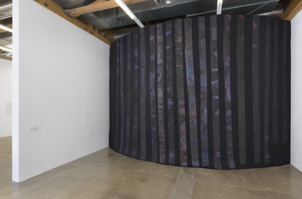 Rodney McMillian, "Chisholm's reverb," installation view