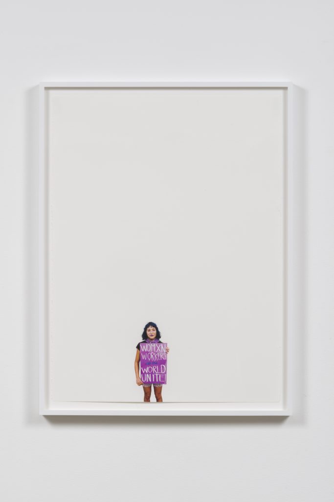 Andrea Bowers “Womxn Workers of the World Unite! (May Day March 2015, Los Angeles, California),” 2016