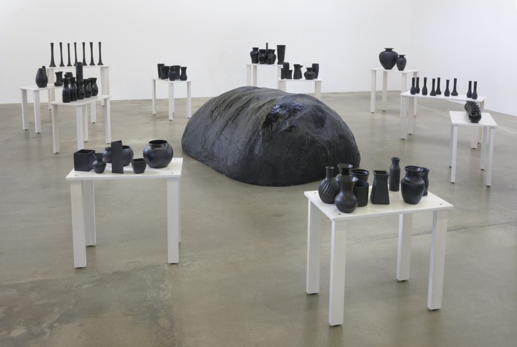 Rodney McMillian, "Chisholm's reverb," installation view