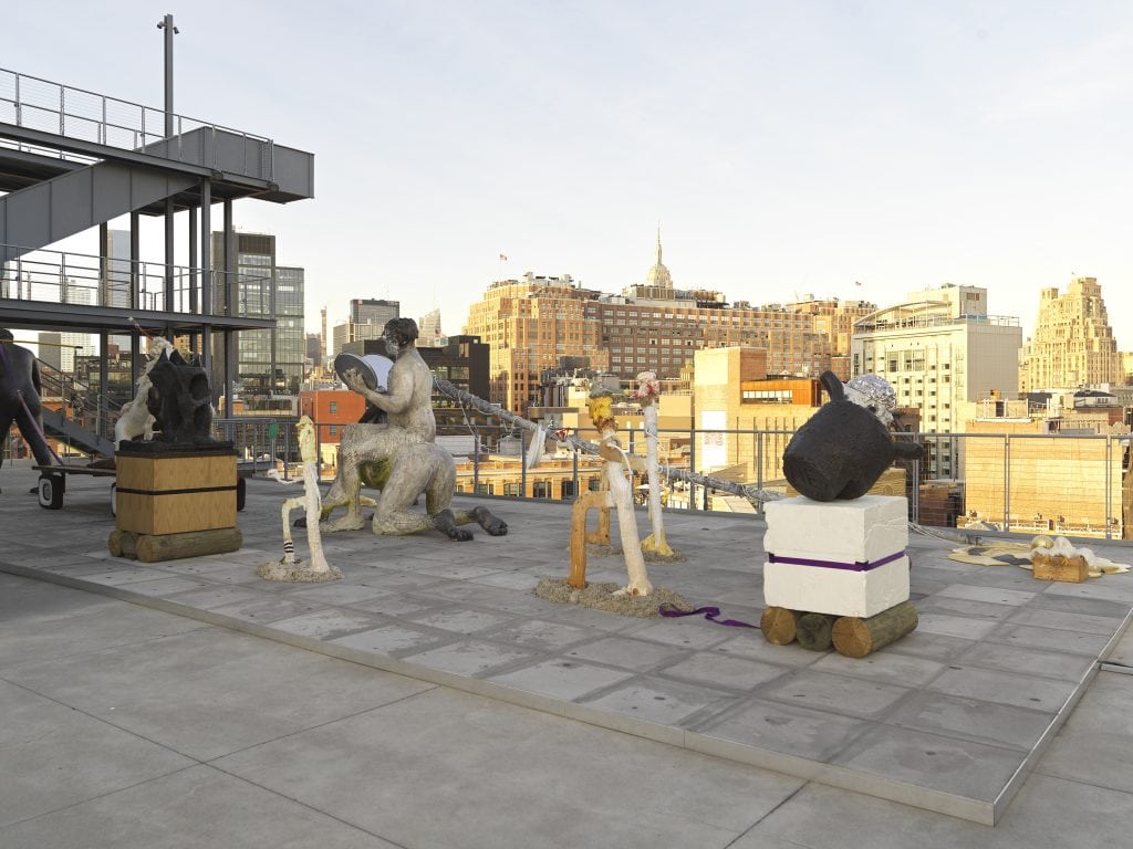 Nicole Eisenman, "Procession" in the Whitney Biennial (May 17–September 22, 2019) Installation view
