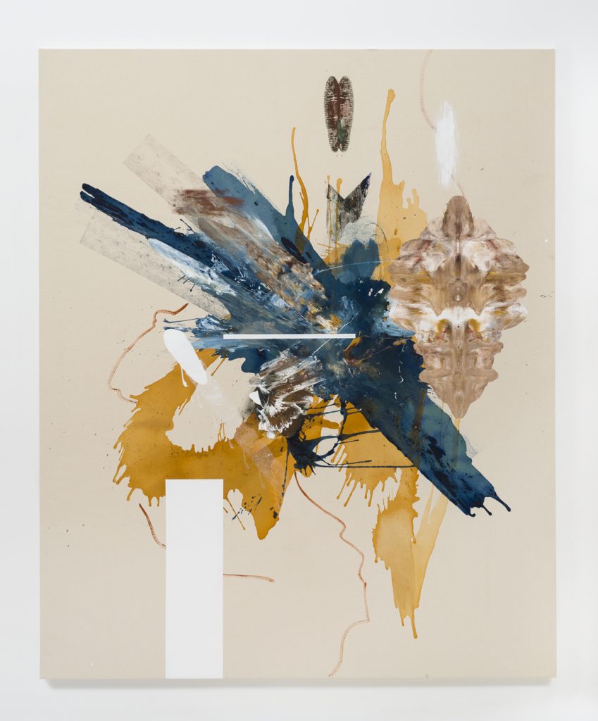Elizabeth Neel, ADBC, 2015, Acrylic on canvas, 95" H x 78" W (241.3 cm H x 198.12 cm W), Photo cred: Jeff McLane