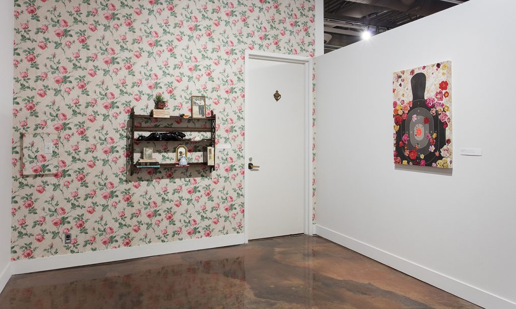 Genevieve Gaignard Installation view, "Genevieve Gaignard: Smell the Roses" at the California African American Museum (October 19, 2016–February 19, 2017)