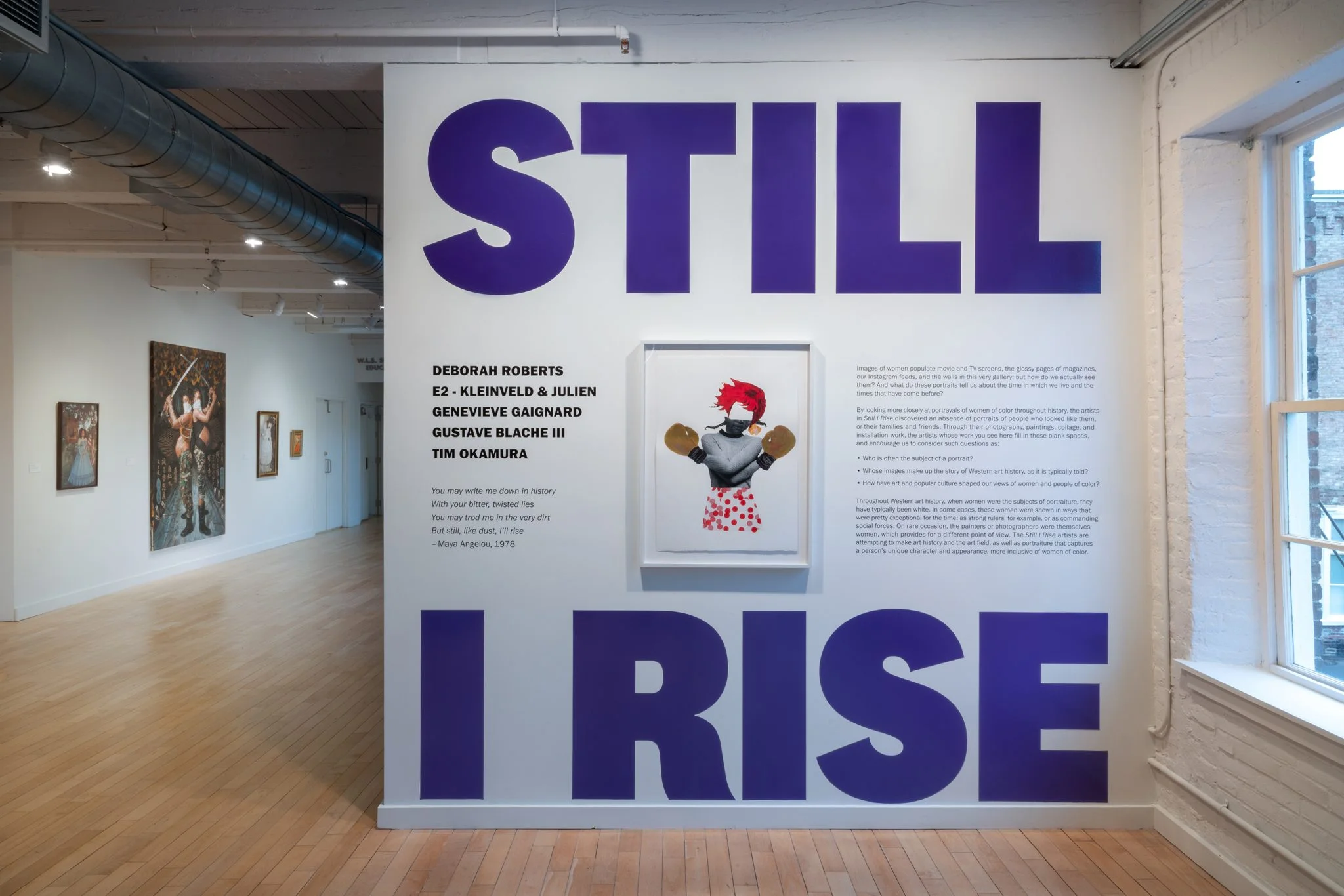 Genevieve Gaignard and Deborah Roberts Installation view, "Still I Rise" at MASS MOCA (June 15, 2019–May 25, 2020)