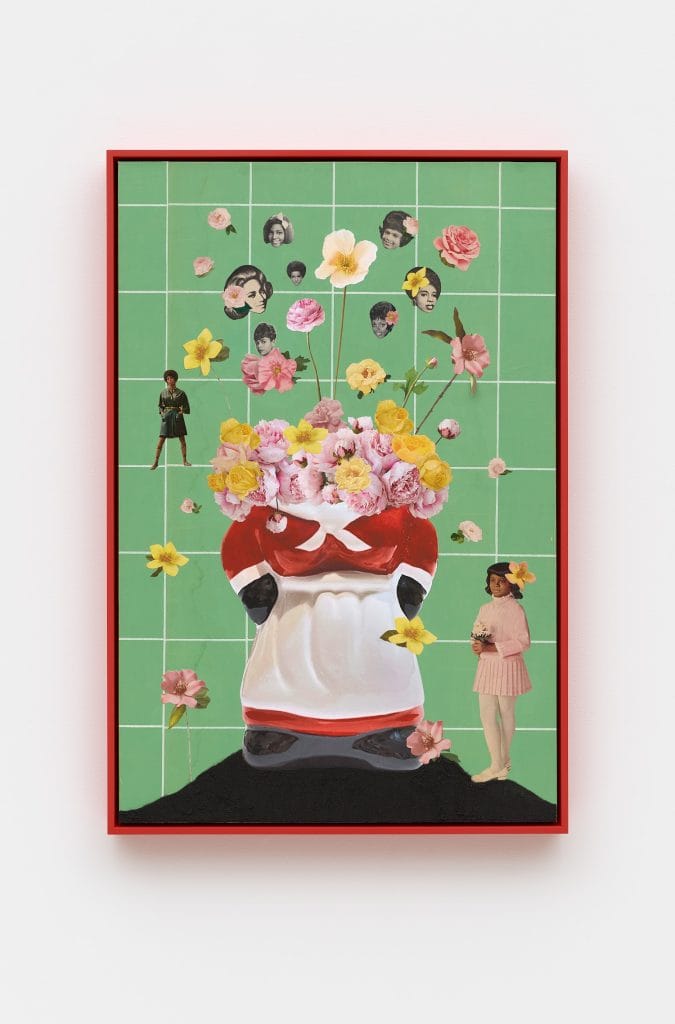 This image illustrates a link to the exhibition titled Genevieve Gaignard Featured in W Magazine