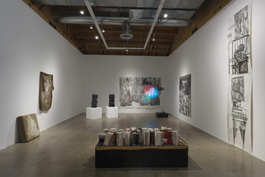 Edgar Arceneaux, "Until, Until, Until...," Installation View, Photo credit: Robert Wedemeyer