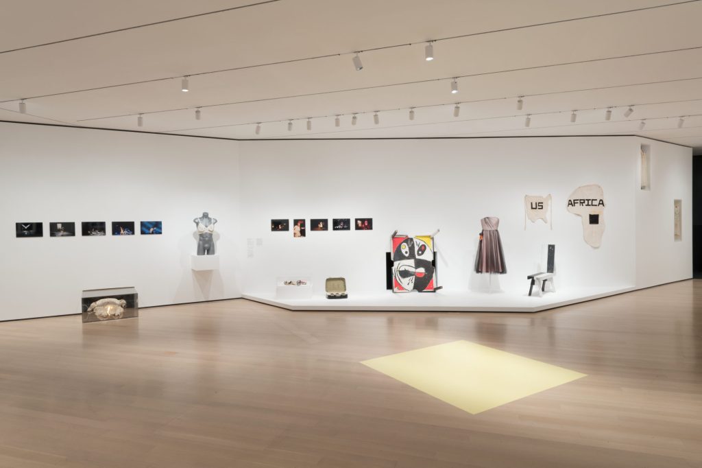 Installation view of member: Pope.L, 1978–2001, The Museum of Modern Art, New York, October 21, 2019 – February 1, 2020. © 2019 The Museum of Modern Art. Photo: Martin Seck