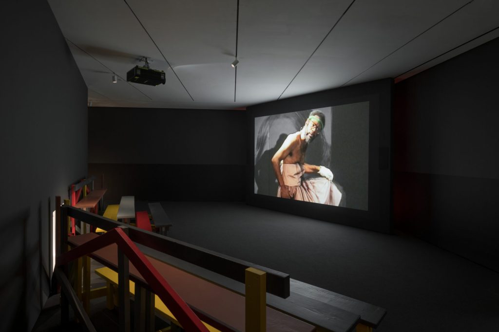 Installation view of member: Pope.L, 1978–2001, The Museum of Modern Art, New York, October 21, 2019 – February 1, 2020. © 2019 The Museum of Modern Art. Photo: Martin Seck