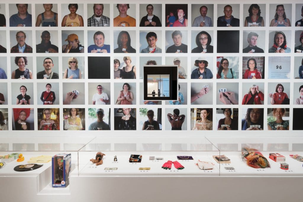 Installation view of member: Pope.L, 1978–2001, The Museum of Modern Art, New York, October 21, 2019 – February 1, 2020. © 2019 The Museum of Modern Art. Photo: Martin Seck