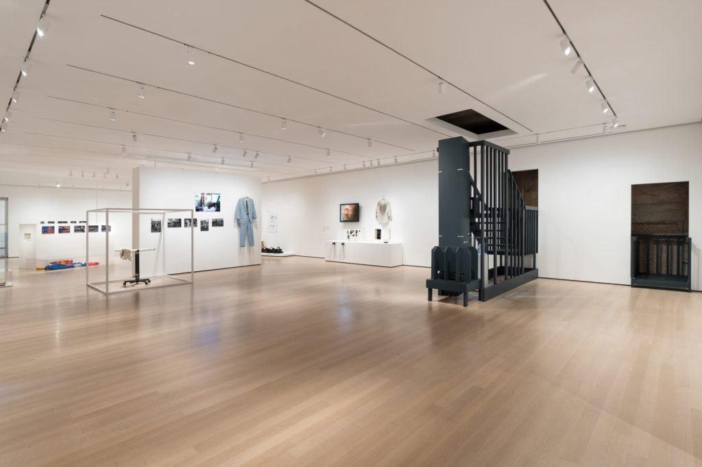 Installation view of member: Pope.L, 1978–2001, The Museum of Modern Art, New York, October 21, 2019 – February 1, 2020. © 2019 The Museum of Modern Art. Photo: Martin Seck