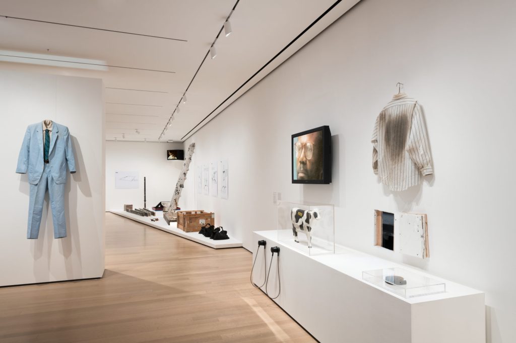 Installation view of member: Pope.L, 1978–2001, The Museum of Modern Art, New York, October 21, 2019 – February 1, 2020. © 2019 The Museum of Modern Art. Photo: Martin Seck