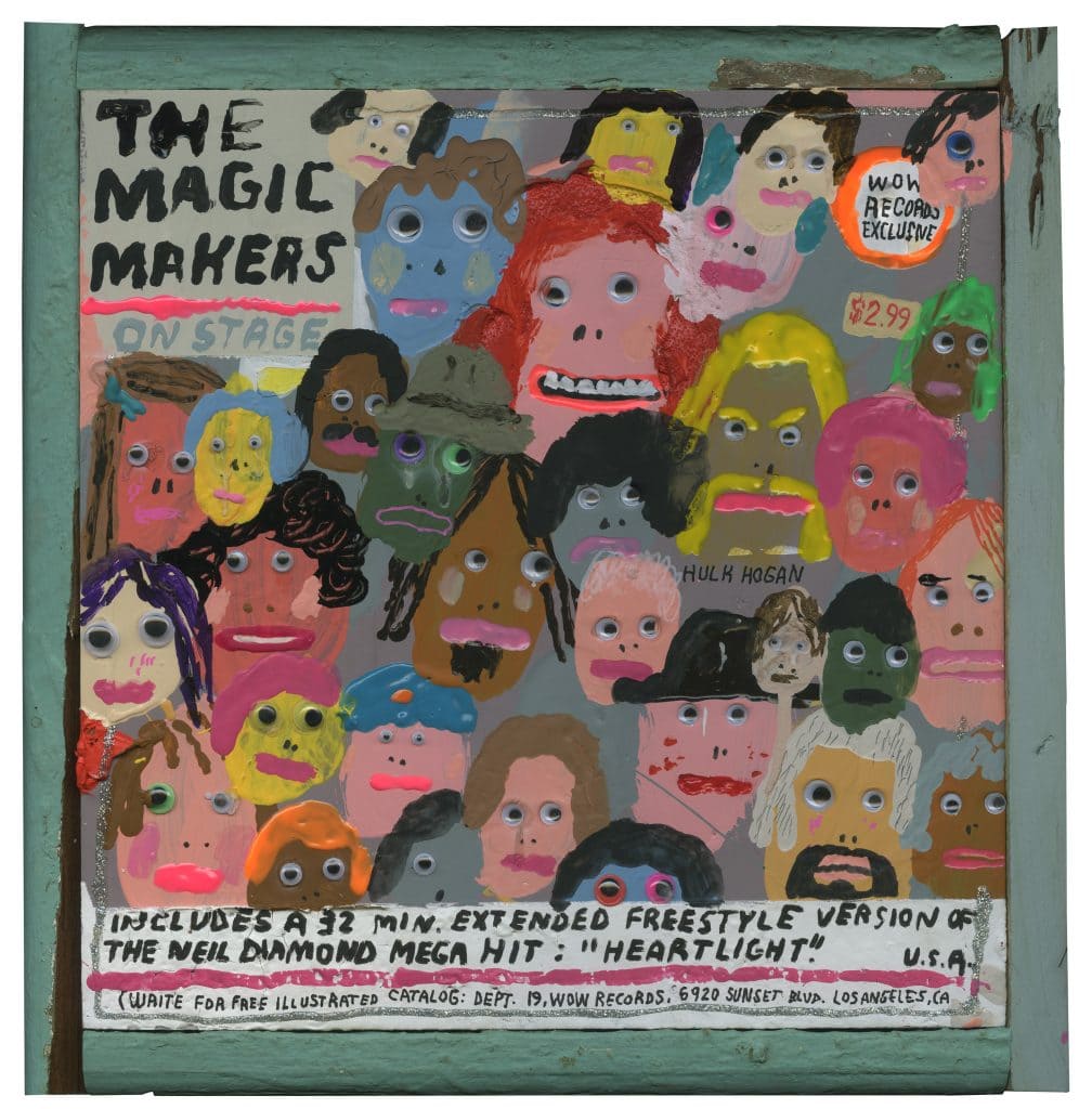Mark Todd, The Magic Makers, 2018, Mixed media on panel, 12 x 12" [HxW]