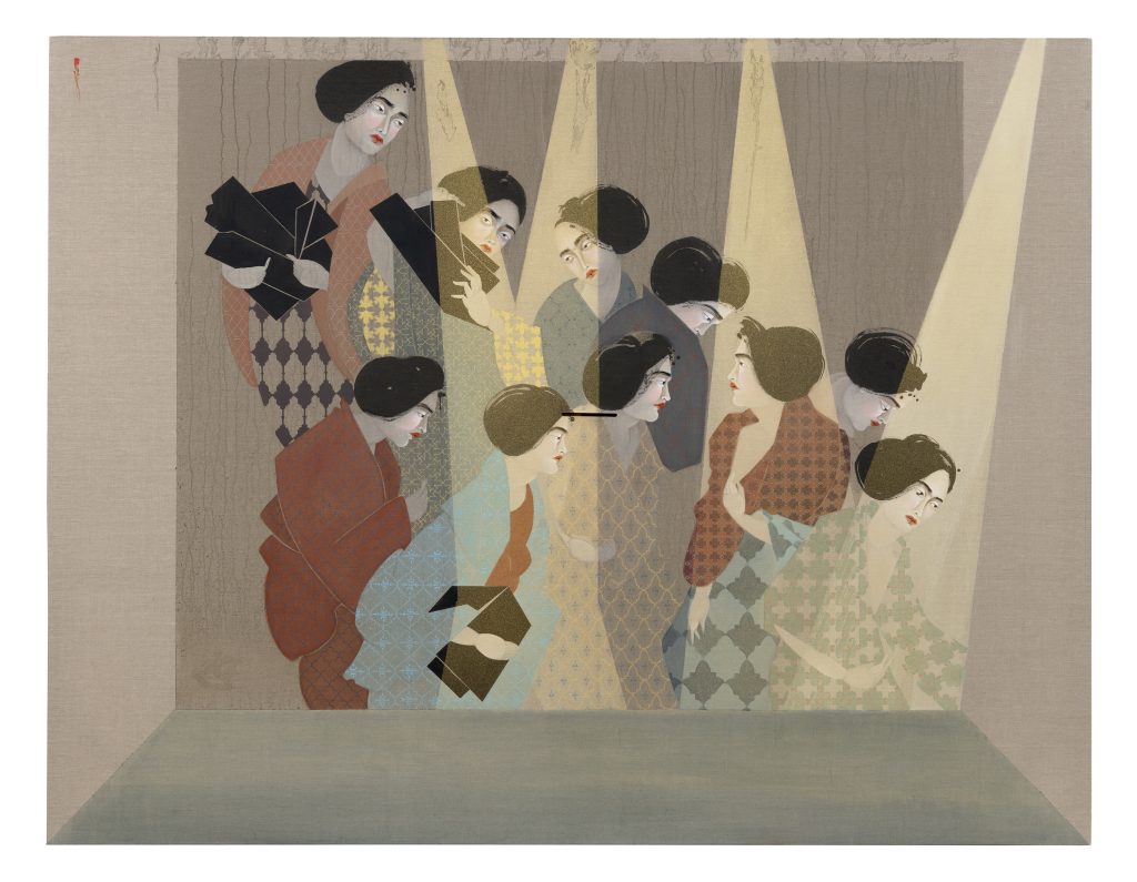 This image illustrates a link to the exhibition titled Opening: Hayv Kahraman