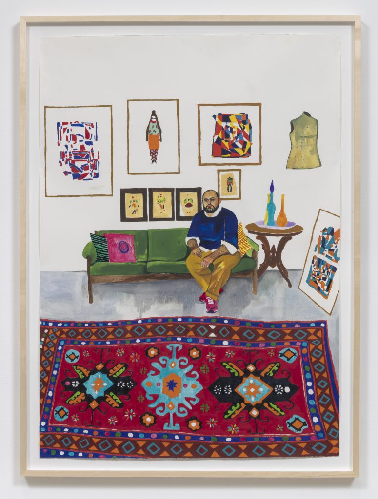 Raffi Kalenderian Hormazd in his London Studio, 2019