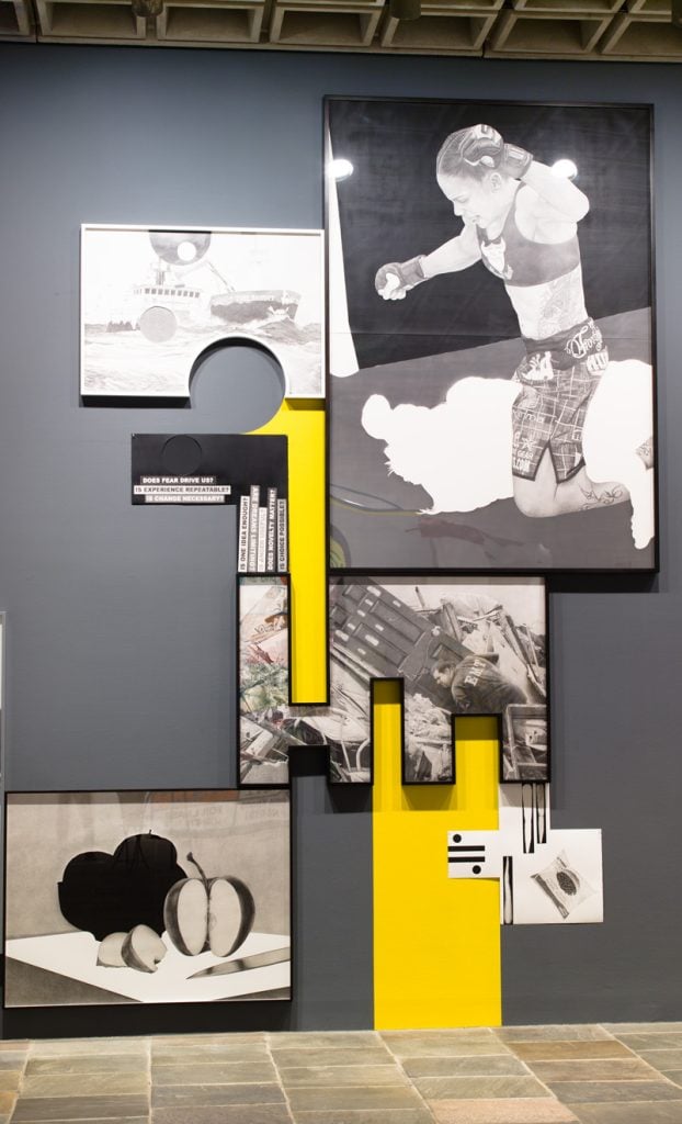 Karl Haendel, 2014 Whitney Biennial: Karl Haendel, Installation view, Whitney Museum of American Art, New York, NY; Photo credit: Jason Mandella