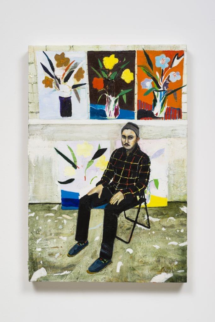 Raffi Kalenderian, Darcy, 2016, Oil and cold wax on canvas, 36.50" H x 24.50" W (92.71 cm H x 62.23 cm W), Photo cred: Jeff McLane