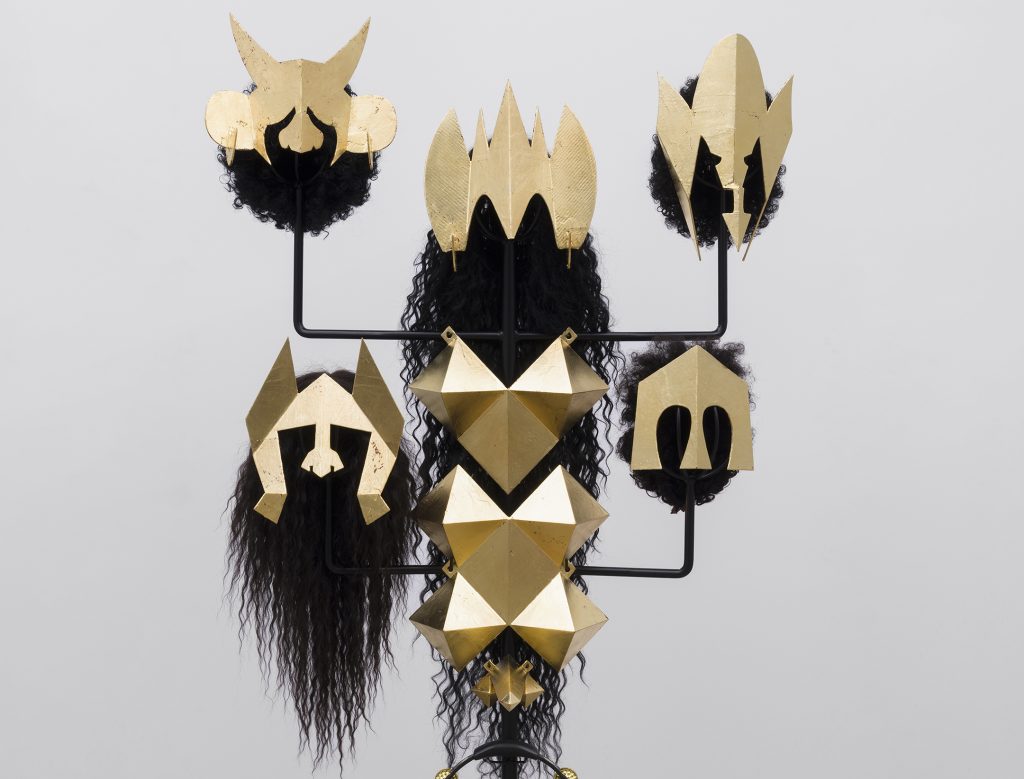 This image illustrates a link to the exhibition titled Opening: My Barbarian — Maskworkers