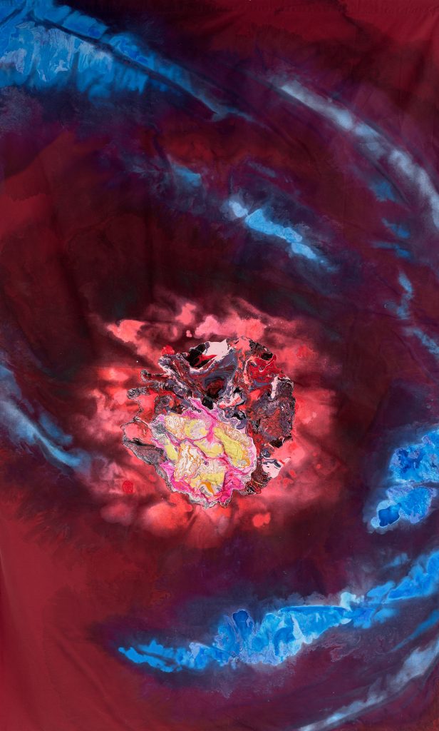 This image illustrates a link to the exhibition titled Opening: Rodney McMillian — Landscape in Red