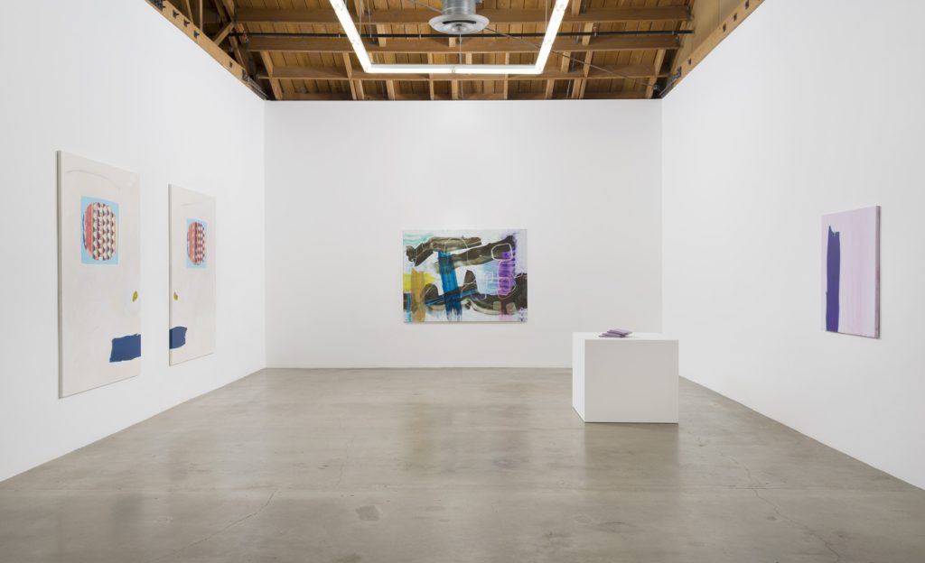 Monique van Genderen, Manufactured Paintings, 2015, Installation view, SVLAP Solo Show, February 21 - April 4, 2015; Photo credit: Robert Wedemeyer
