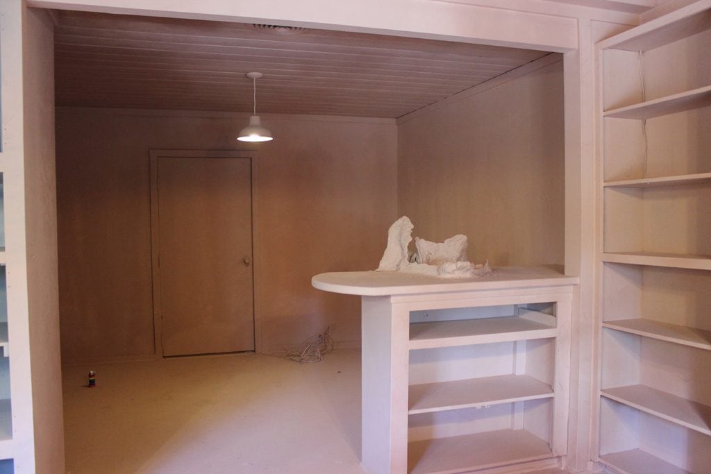 Olga Koumoundouros, Olga Koumoundouros: We made life here for a little while, 2013, Mixed media, site-specific installation, Dimensions variable, Installation view, Susanne Vielmetter Los Angeles Projects Off-site Exhibition, 495 Alameda Street, Altadena, CA