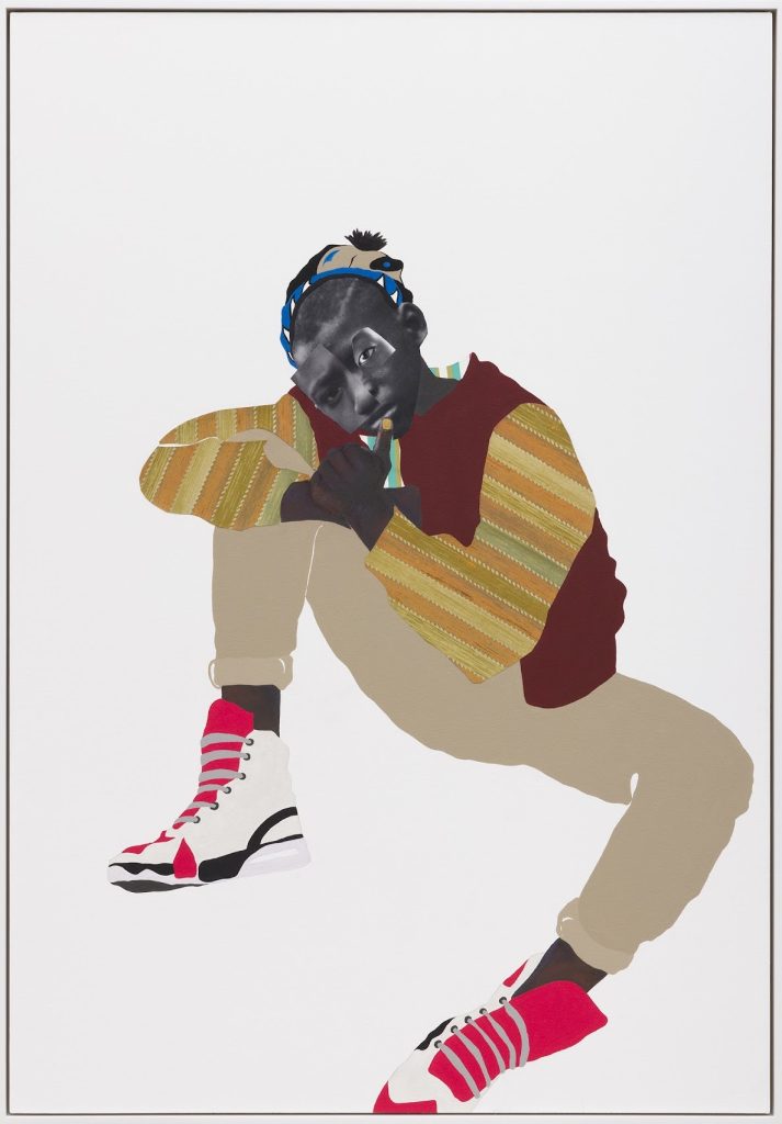 This image illustrates a link to the exhibition titled Deborah Roberts: O’ Say Can’t You See