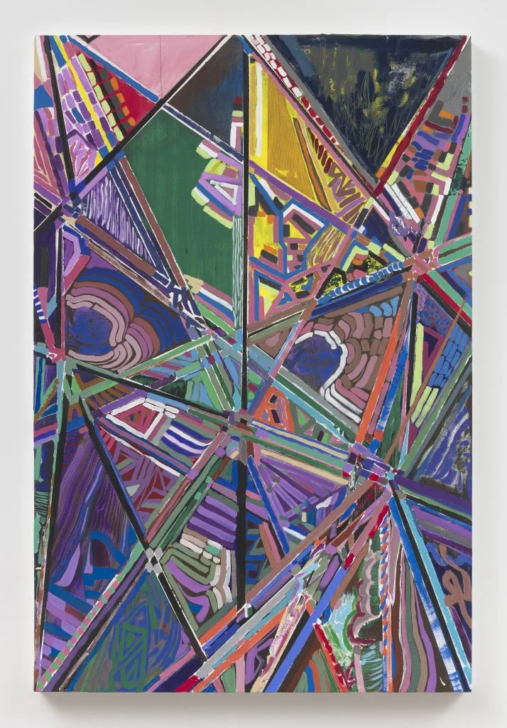 Steve Roden “in and in and up and down below (above),” 2019