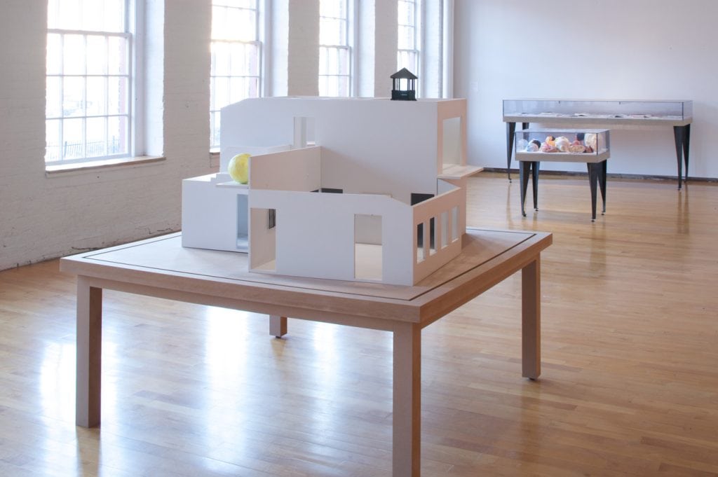 Shana Lutker, This Is Killing Me, 2009, Installation view, MASS MoCA, North Adams, MA