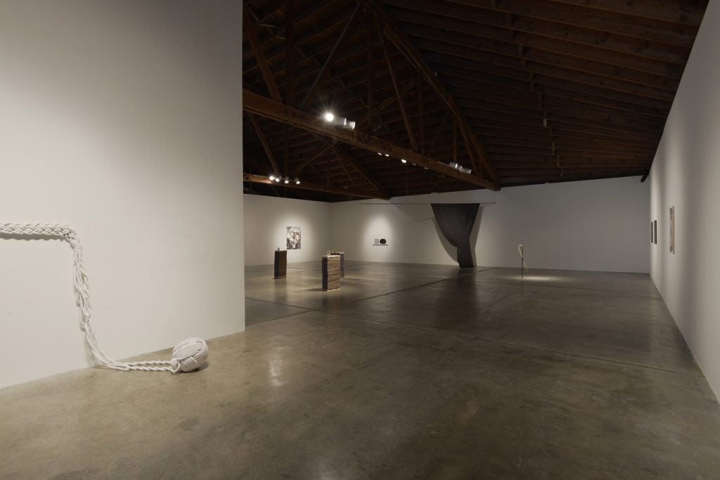 Shana Lutker, Shana Lutker: subject, answer, countersubject, 2013, Installation view, Disject Contemporary Art Center, Portland, OR