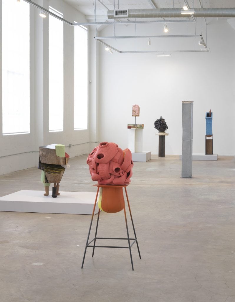 "Arlene Shechet: Sculpture" Installation view Photo credit: Robert Wedemeyer