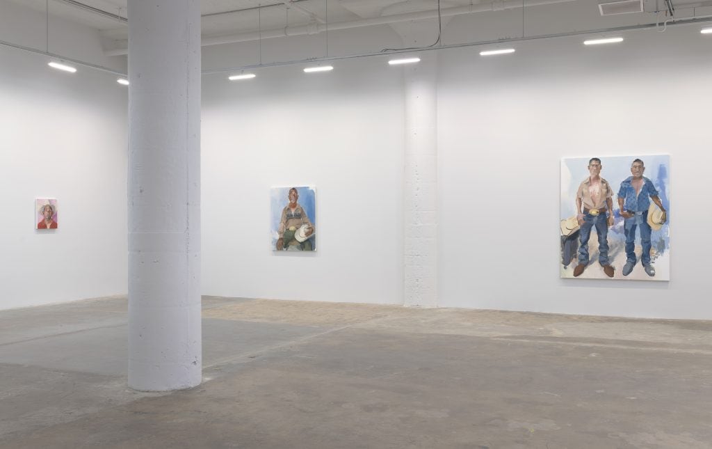 John Sonsini Cowboy Stories & New Paintings Installation View Photo credit: Robert Wedemeyer