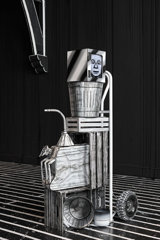 Mary Reid Kelley & Patrick Kelley "Rand/Goop"  Installation view Studio Voltaire, London, UK