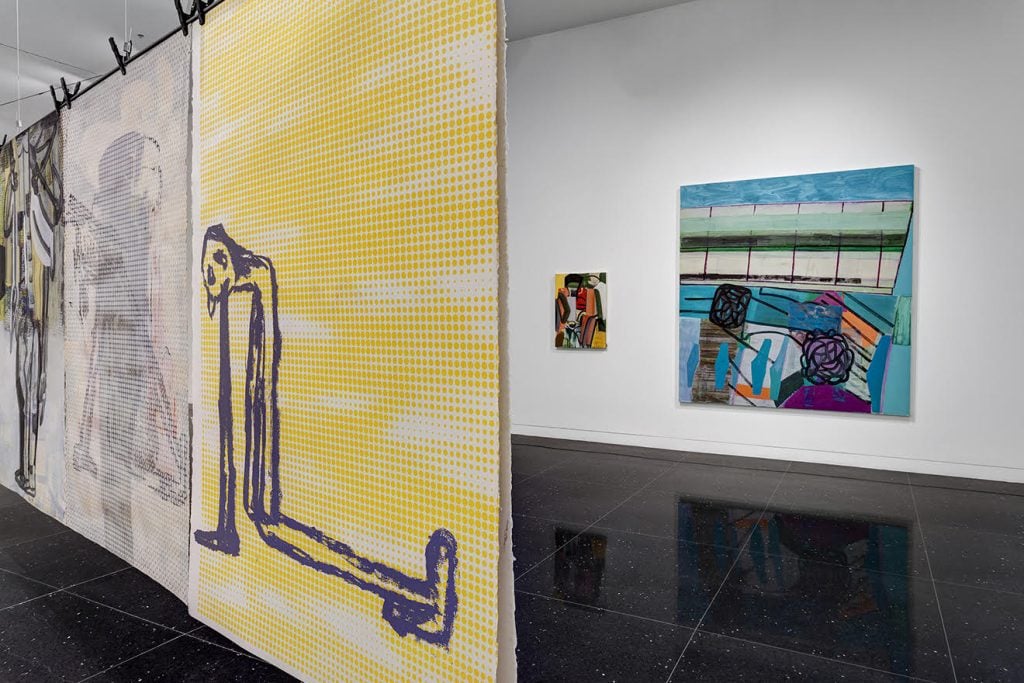 Amy Sillman: The Nervous System Installation view Photo: RCH Documentation Courtesy of The Arts Club of Chicago