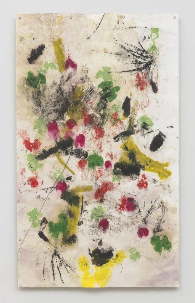 Liz Glynn “Pressure Study VII,” 2019 Ink on paper 72 x 42" [HxW] (182.88 x 106.68 cm) Inventory #GLY156 Courtesy of the artist and Vielmetter Los Angeles Photo credit: Robert Wedemeyer
