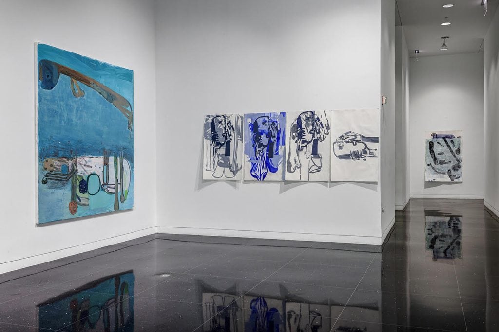 Amy Sillman: The Nervous System Installation view Photo: RCH Documentation Courtesy of The Arts Club of Chicago