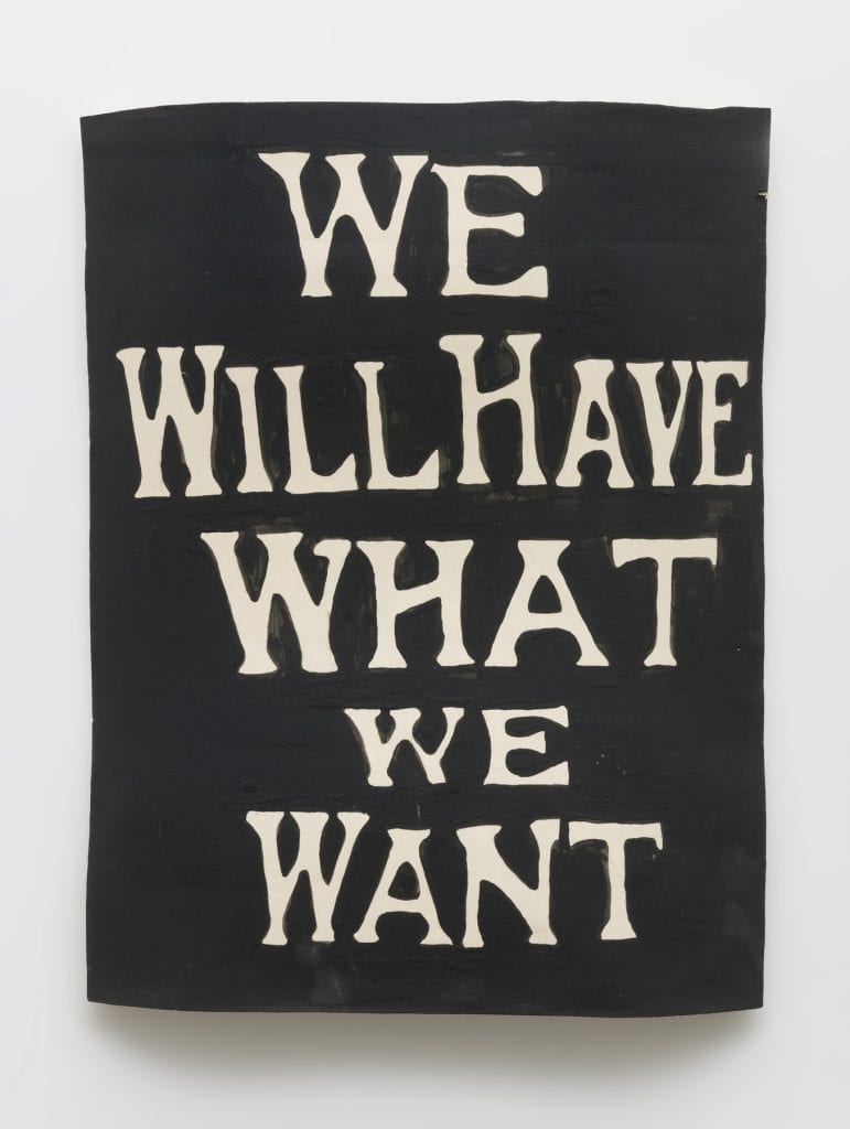 Liz Glynn “Unrequited,” 2019 Porcelain with engobe 25 x 19 x 2.25" [HxWxD] (63.5 x 48.26 x 5.72 cm) Inventory #GLY151 Courtesy of the artist and Vielmetter Los Angeles Photo credit: Robert Wedemeyer