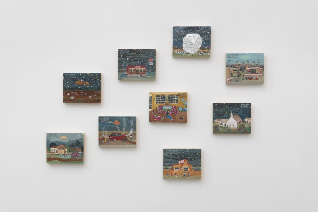 "Esther Pearl Watson: Tire Universe" Installation view