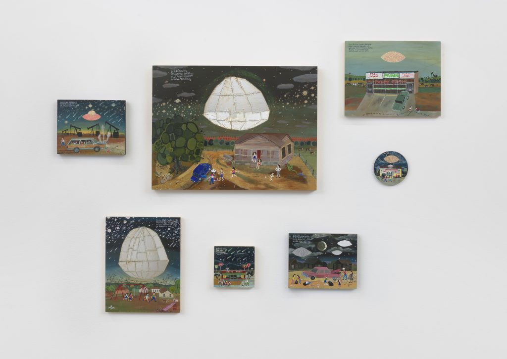 "Esther Pearl Watson: Tire Universe" Installation view Photo credit: Robert Wedemeyer