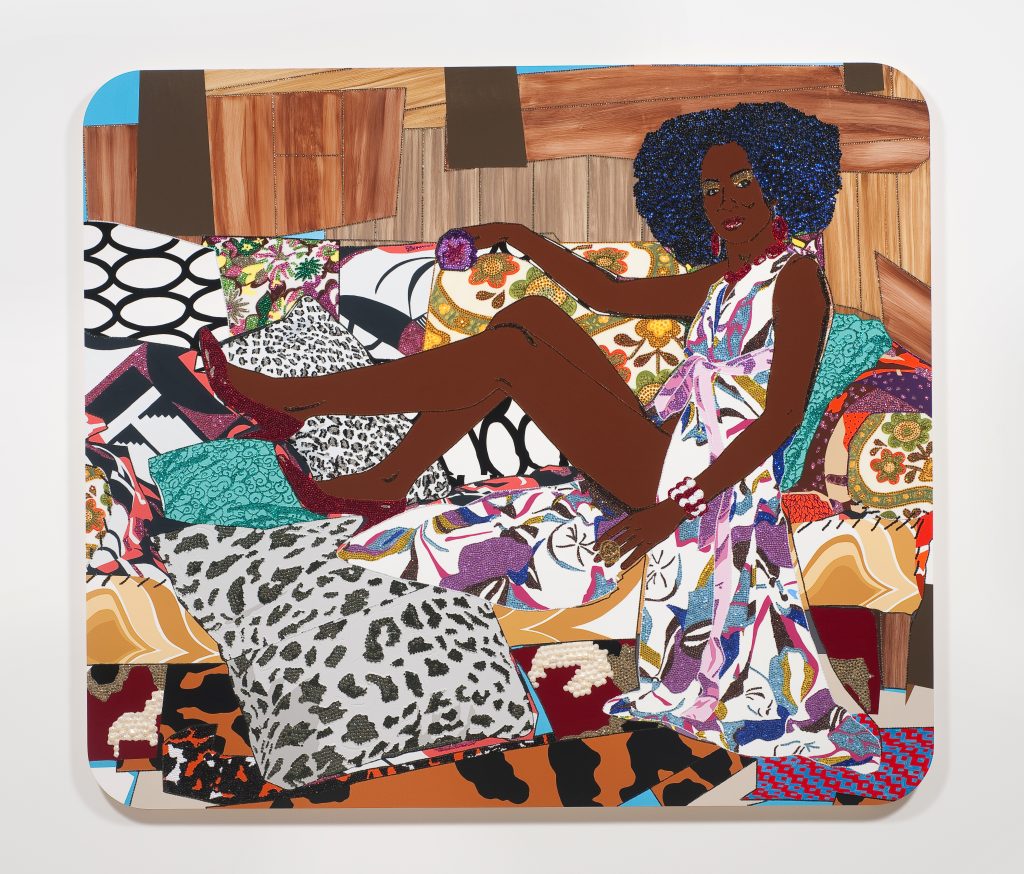 This image illustrates a link to the exhibition titled Mickalene Thomas<br><i>All About Love</i>