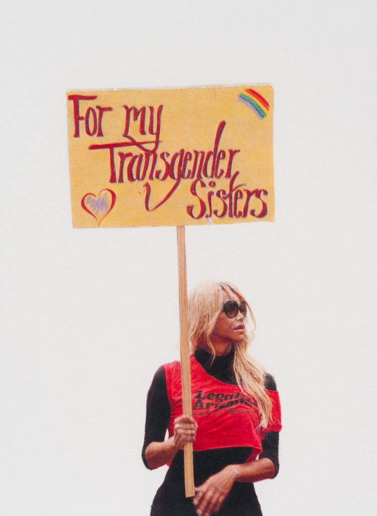This image illustrates a link to the exhibition titled Andrea Bowers in<br><i>Ordinary People: Photorealism and the Work of Art since 1968</i>