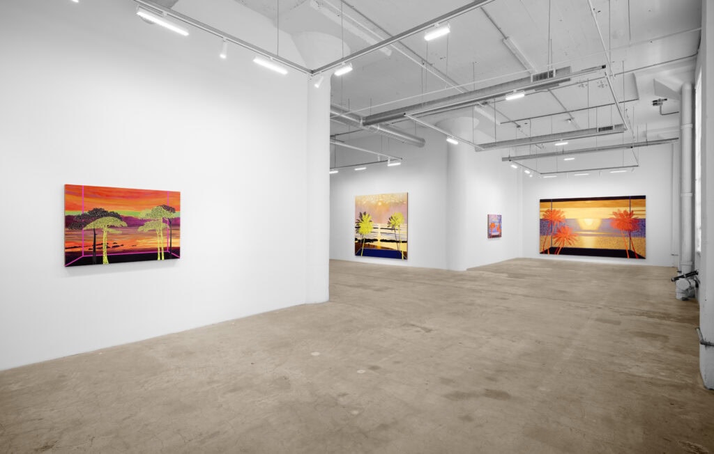 This image illustrates a link to the exhibition titled Whitney Bedford: Sunsetting
