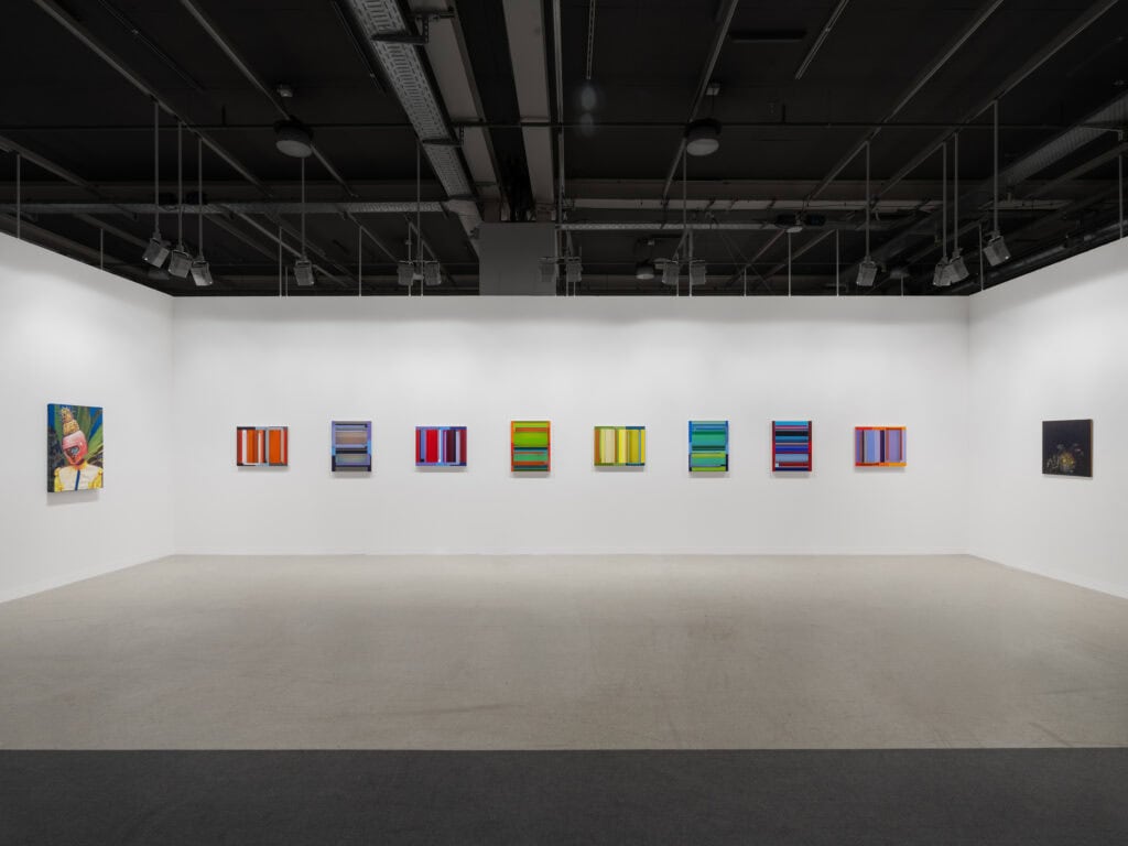 This image illustrates a link to the exhibition titled Art Basel 2025 | Booth L4, Hall 2.1